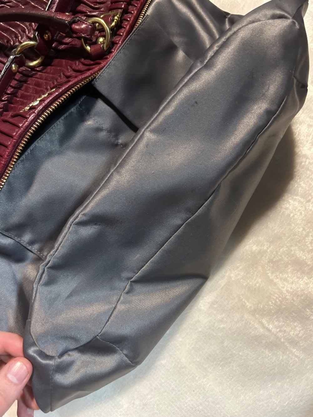 Coach Madison Lindsey matching set, Wallet & purse. Bordeaux/Burgundy color! - Picture 9 of 13